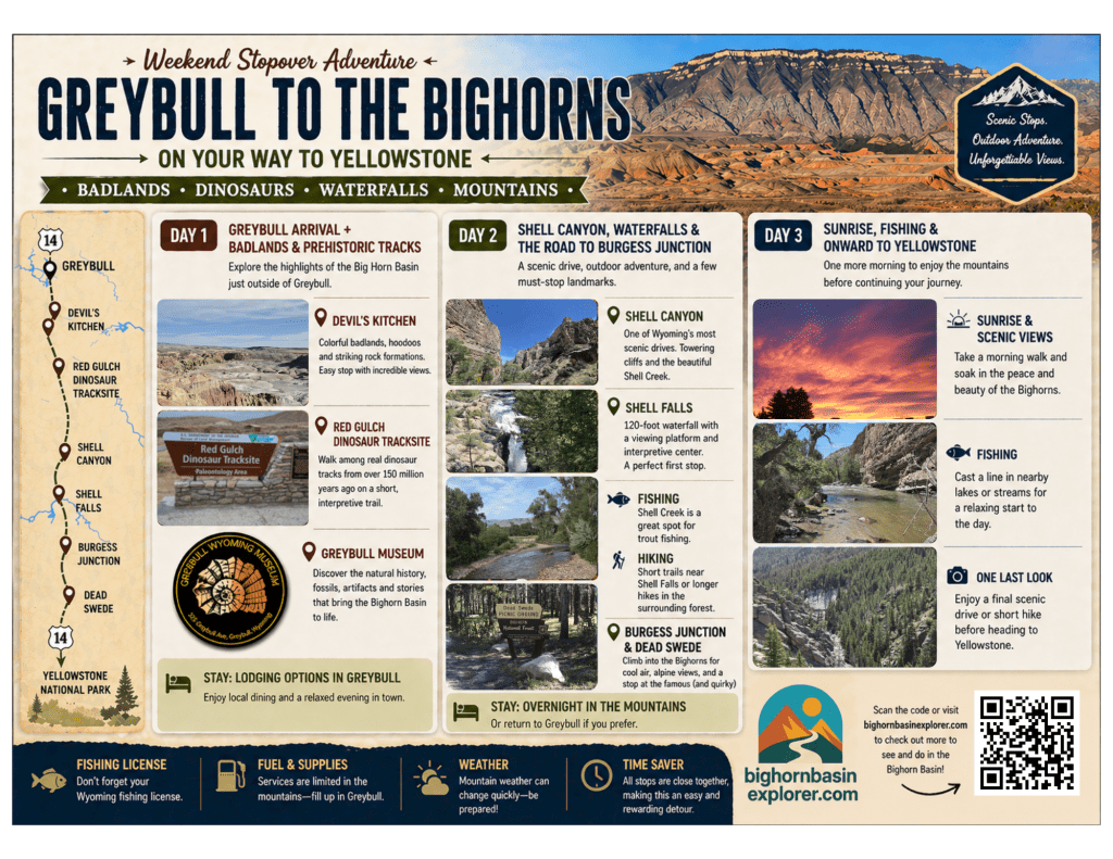 Greybull to the Bighorns on Your Way to Yellowstone or a Weekend&nbsp;Trip