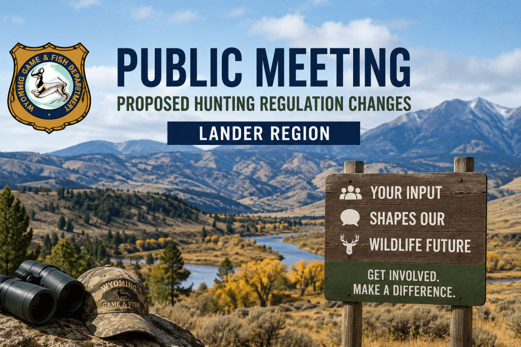Wyoming Game and Fish to Host Public Meeting on Proposed Hunting Regulation Changes in Lander&nbsp;Region